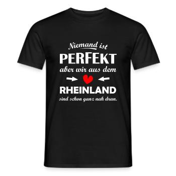 Die Rheinländer - Männer T-Shirt - Schwarz - Vorne - AI Model Male 178 light (178cm)