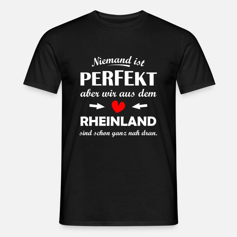 Die Rheinländer - Männer T-Shirt - Schwarz