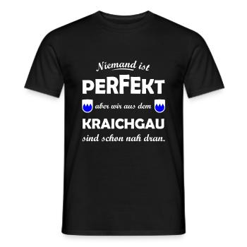 Die Kraichgauer aus Baden - Männer T-Shirt - Schwarz - Vorne - AI Model Male 178 light (178cm)