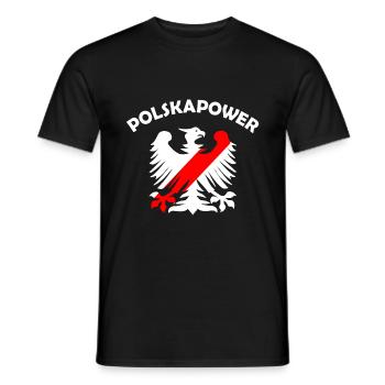 Électricité de Pologne - T-shirt homme - noir - Devant - AI Model Male 178 light (178cm)