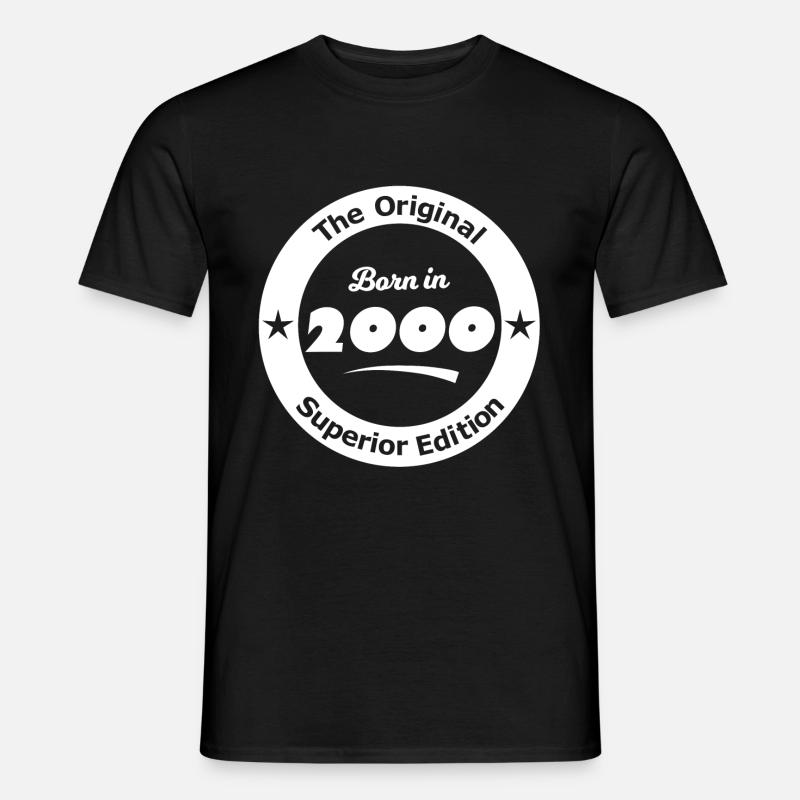 Born in 2000 - Men's T-shirt - black