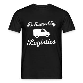 Logistik Transporter - Männer T-Shirt - Schwarz - Vorne - AI Model Male 178 light (178cm)