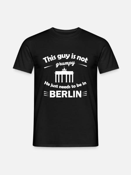 Chez soi à Berlin - T-shirt homme - noir