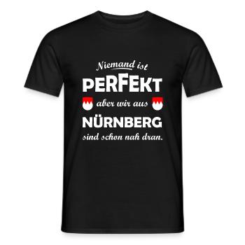 Heimatstadt Nürnberg - Männer T-Shirt - Schwarz - Vorne - AI Model Male 178 light (178cm)
