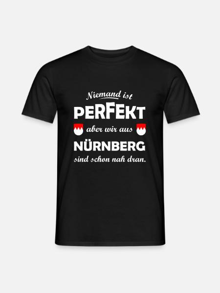 Heimatstadt Nürnberg - Männer T-Shirt - Schwarz