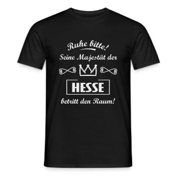 Könige aus Hessen - Männer T-Shirt - Schwarz - Vorne - AI Model Male 178 light (178cm)