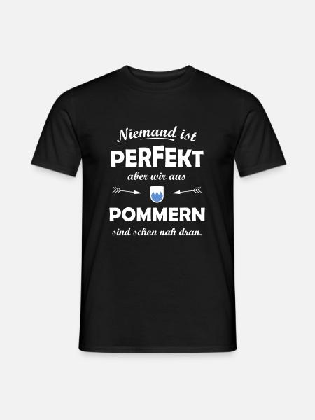 Die Provinz Pommern - Männer T-Shirt - Schwarz