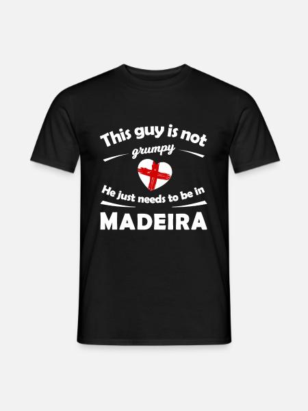 At home in Madeira - Men's T-Shirt - black
