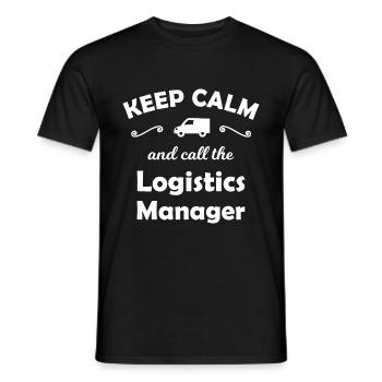Superviseur Transport et Logistique - T-shirt homme - noir - Devant - AI Model Male 178 light (178cm)