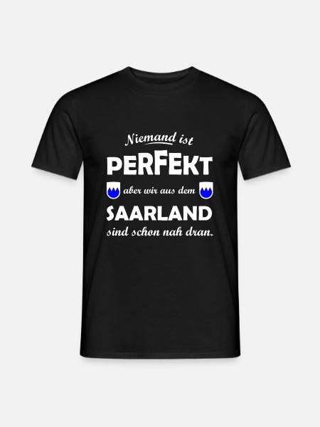 Saarländer - Männer T-Shirt - Schwarz