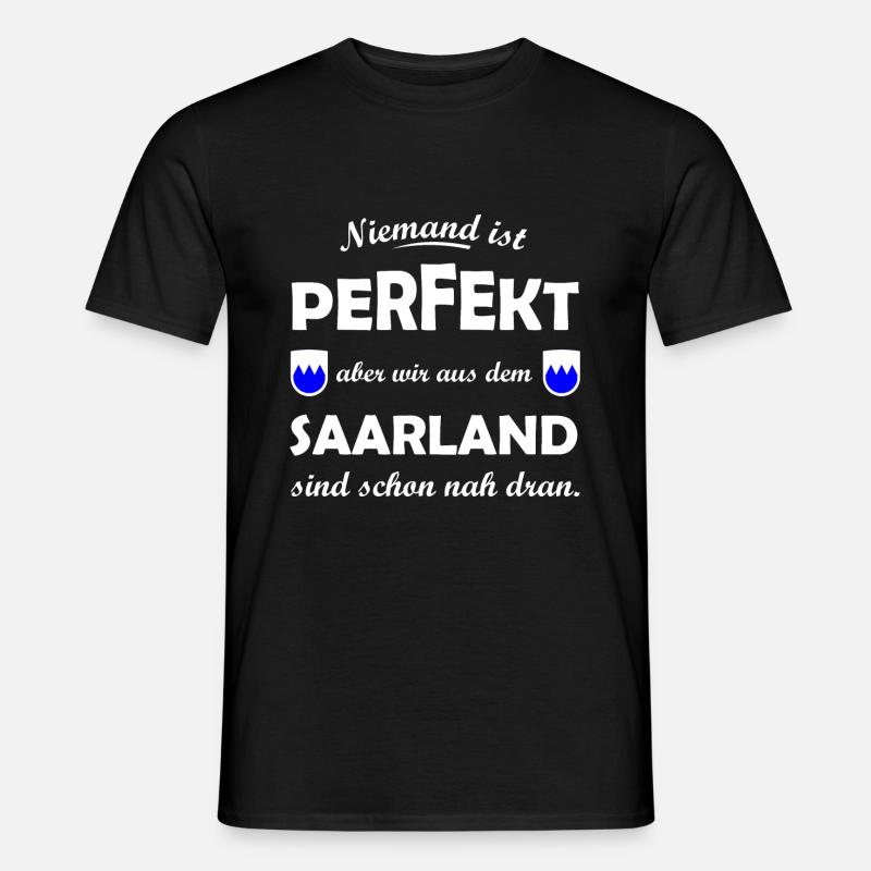 Saarländer - Männer T-Shirt - Schwarz