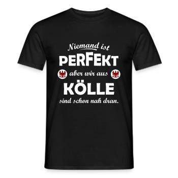 Daheim in Köln - Männer T-Shirt - Schwarz - Vorne - AI Model Male 178 light (178cm)