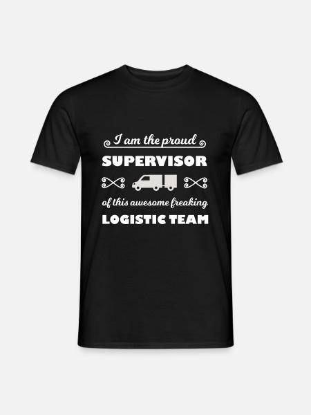 Der Transport Chef - Männer T-Shirt - Schwarz