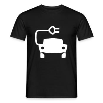 La transition des transports - T-shirt homme - noir - Devant - AI Model Male 178 light (178cm)