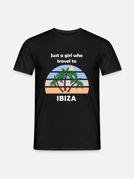 Voyage à Ibiza - T-shirt homme - noir