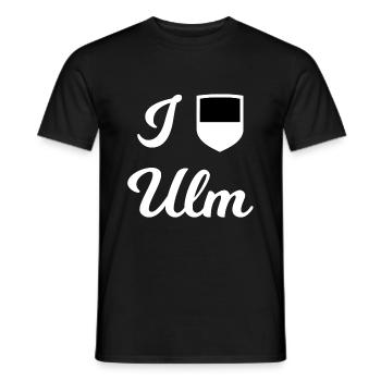 Les habitants d’Ulm - T-shirt homme - noir - Devant - AI Model Male 178 light (178cm)