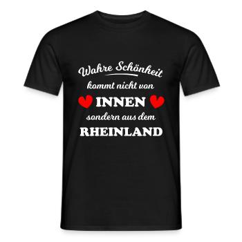 Rheinland - Männer T-Shirt - Schwarz - Vorne - AI Model Male 178 light (178cm)