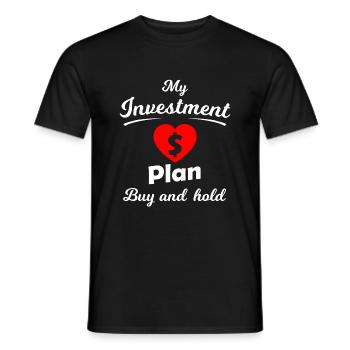 The Stock Exchange Idea - Men's T-Shirt - black - Front - AI Model Male 178 light (178cm)