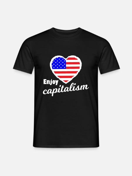 The American capitalists - Men's T-Shirt - black