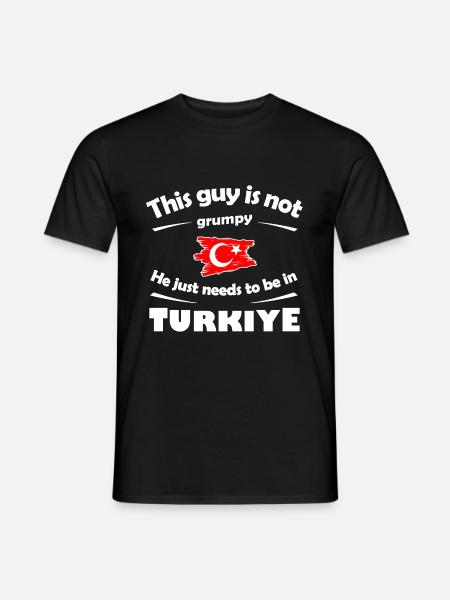 Holidays in Turkey - Men's T-Shirt - black