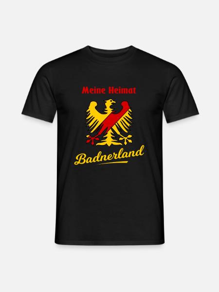 Meine Heimat das Badnerland - Männer T-Shirt - Schwarz