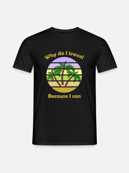 The Tourist - Men's T-Shirt - black