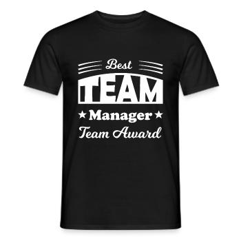 Prix de la qualité - T-shirt homme - noir - Devant - AI Model Male 178 light (178cm)