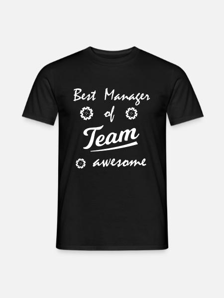 Le chef d’équipe - T-shirt homme - noir