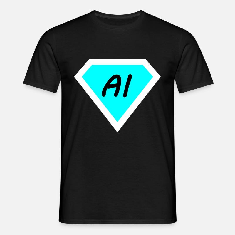 Artificial computer technology - Men's T-Shirt - black