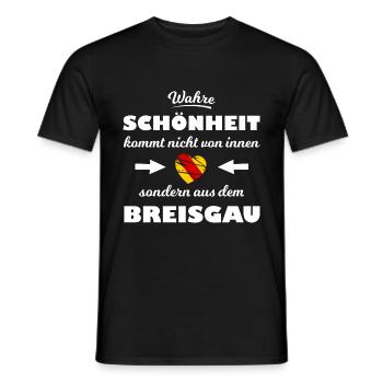 The beauty of Breisgau - Men's T-Shirt - black - Front - AI Model Male 178 light (178cm)
