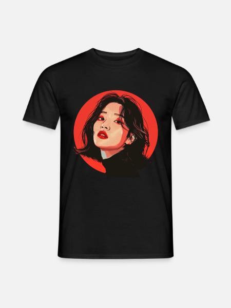 K-Pop Idol Koreanischer Pop Koreanische Frau - Mænd T-shirt - sort