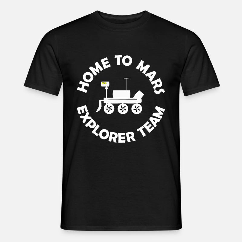 Die Planeten Mission - Männer T-Shirt - Schwarz