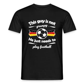 Le miracle du football allemand - T-shirt homme - noir - Devant - AI Model Male 178 light (178cm)