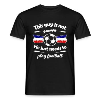 The French team - Men's T-Shirt - black - Front - AI Model Male 178 light (178cm)