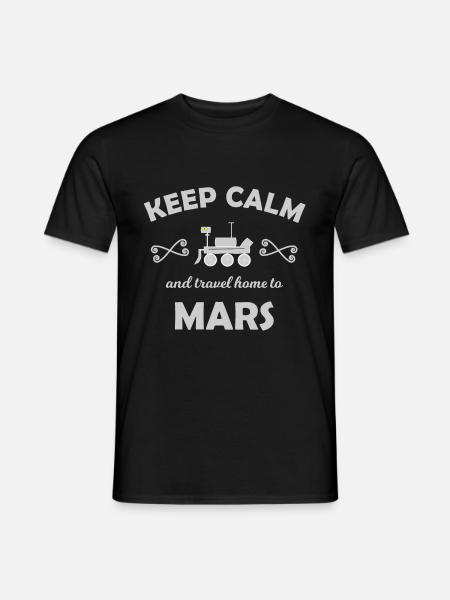 Das Mars Mission Team - Männer T-Shirt - Schwarz