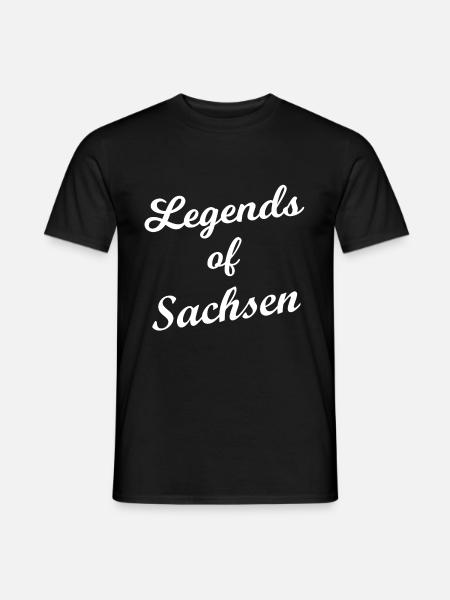 Légendes de Saxe - T-shirt homme - noir