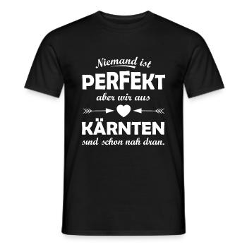 At home in Carinthia, Austria - Men's T-Shirt - black - Front - AI Model Male 178 light (178cm)