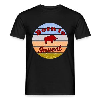 Richesse et entrepreneurs - T-shirt homme - noir - Devant - AI Model Male 178 light (178cm)