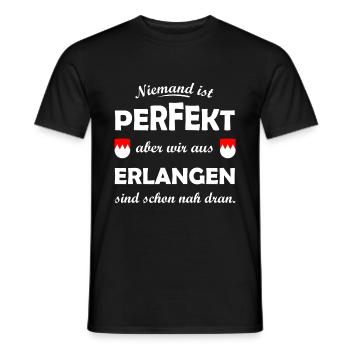 The Franconians from Erlangen - Men's T-Shirt - black - Front - AI Model Male 178 light (178cm)