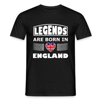 Die Engländer kommen - Männer T-Shirt - Schwarz - Vorne - AI Model Male 178 light (178cm)