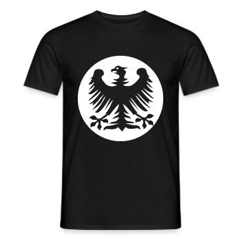 The eagle of Germany - Men's T-Shirt - black - Front - AI Model Male 178 light (178cm)