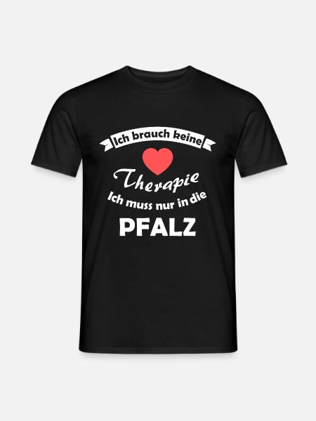 Therapy in the Palatinate - Men's T-Shirt - black