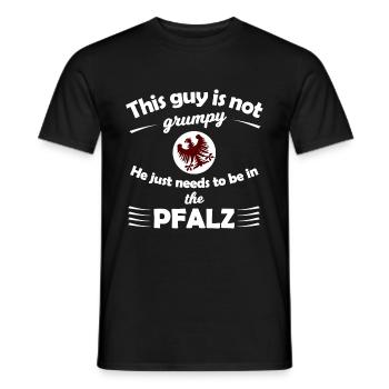 The Palatinates in the south - Men's T-Shirt - black - Front - AI Model Male 178 light (178cm)