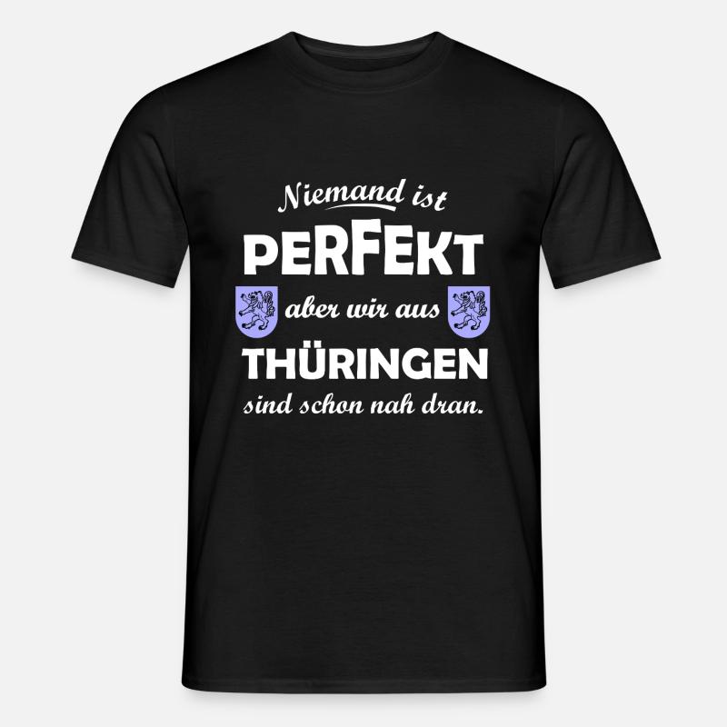 Thuringia in the east - Men’s T-shirt - black