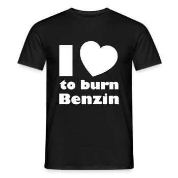 Verbrenner und Benzin Autos - Männer T-Shirt - Schwarz - Vorne - AI Model Male 178 light (178cm)