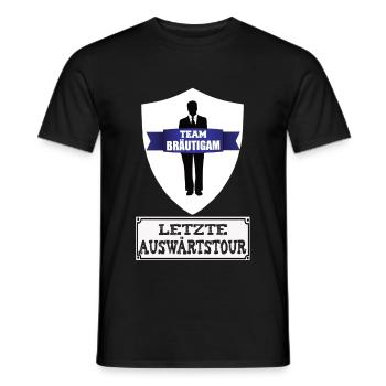 Team Bräutigam - Männer T-Shirt - Schwarz - Vorne - AI Model Male 178 light (178cm)