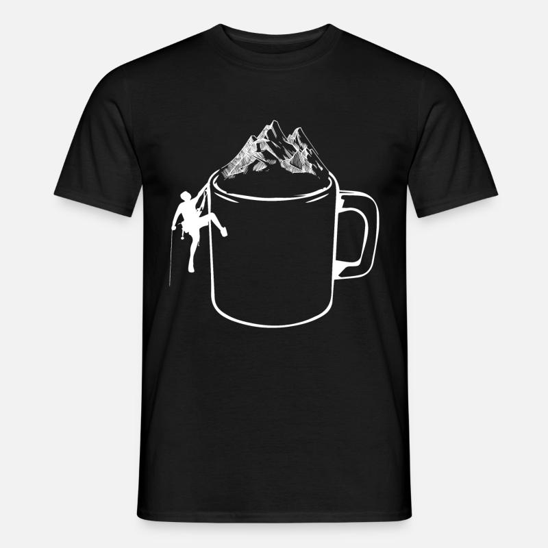 Berg - Klettern - (12) - Männer T-Shirt - Schwarz