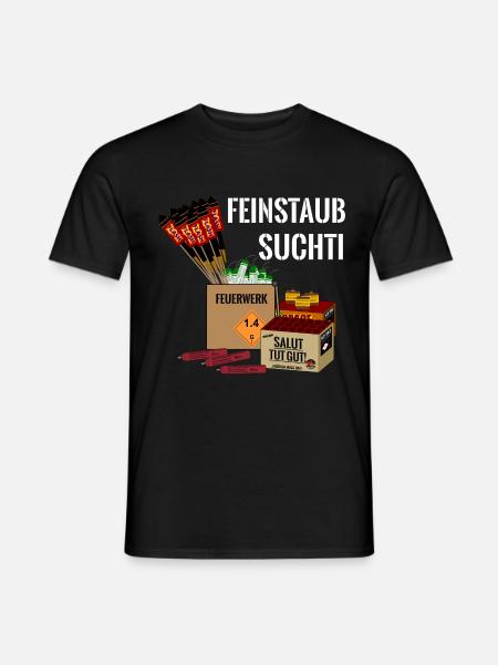 Pyro Feuerwerk - Männer T-Shirt - Schwarz