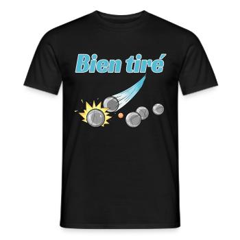 Petanque Petanque Geschenke für einen Petanque - Männer T-Shirt - Schwarz - Vorne - AI Model Male 178 light (178cm)