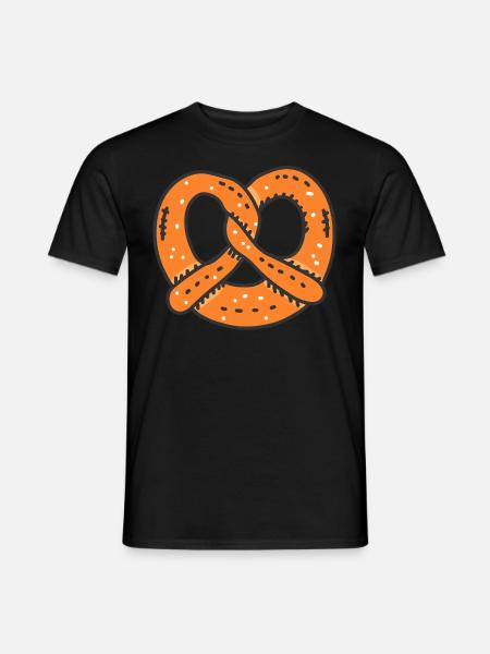Pretzel - Men's T-Shirt - black